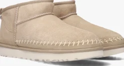 beige ugg vachtlaarzen w classic ultra mini biarritz