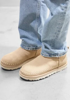 beige ugg vachtlaarzen w classic ultra mini biarritz