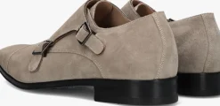beige van bommel nette schoenen sbm-30020 raffia