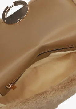 beige vanessa bruno schoudertas moon moyen