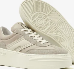 beige via vai lage sneakers isa romi