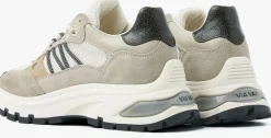 beige via vai lage sneakers liz dae
