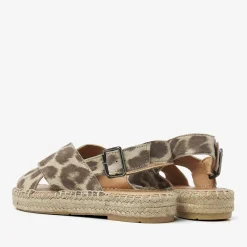 beige via vai platte sandalen mondi isabella