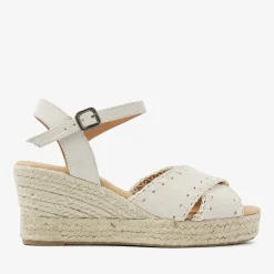 beige via vai sandalen met hak luisa ayla