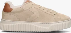 beige voile blanche lage sneakers lipari