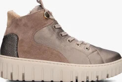 beige waldlaufer sneakers combi h rits sneaker