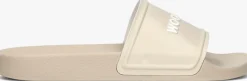 beige woolrich badslippers slide sandal dames