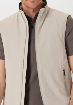 beige woolrich bodywarmer sailing 2 layers vest