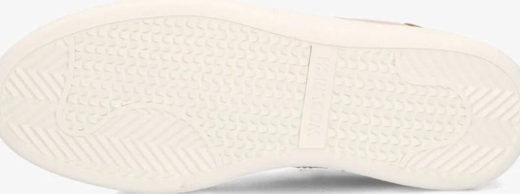 beige woolrich lage sneakers double u.t women