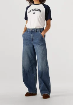 blauwe 7 for all mankind barrel jeans bonnie trouser