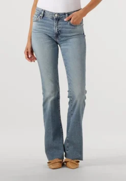 blauwe 7 for all mankind bootcut jeans bootcut tailorless fancy with raw cut