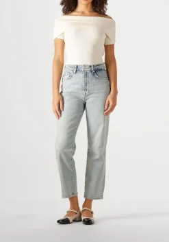 blauwe 7 for all mankind mom jeans logan stovepipe sahara