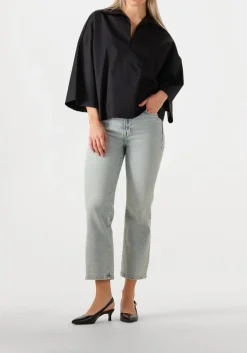 blauwe 7 for all mankind mom jeans logan stovepipe sahara