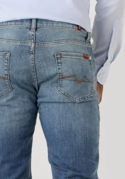 blauwe 7 for all mankind slim fit jeans slimmy tapered