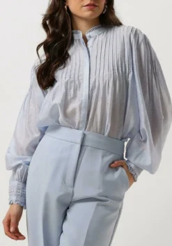 blauwe aaiko blouses carlita ten 614