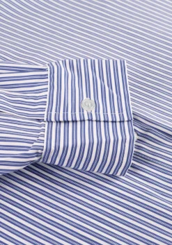 blauwe alix the label blouses ladies woven striped blouse