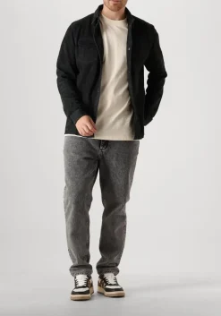 blauwe alter ego leren jas robert