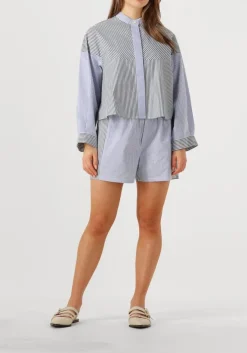 blauwe antik batik korte broek martin short