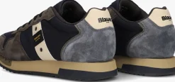 blauwe blauer lage sneakers queens01