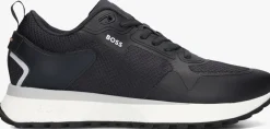 blauwe boss lage sneakers jonah runn