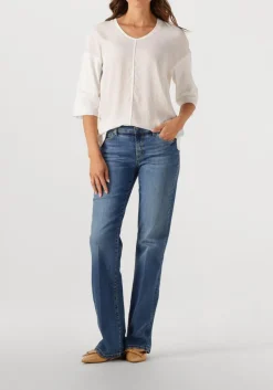 blauwe cambio flared jeans 9128-0012/99