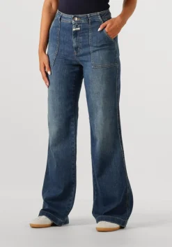 blauwe closed flared jeans aria