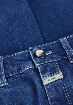 blauwe closed skinny jeans baker