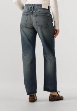 blauwe closed straight leg jeans jonta