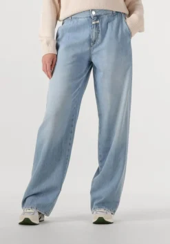 blauwe closed wide jeans jurdy