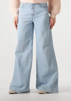 blauwe closed wide jeans glow up