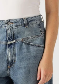 blauwe closed wide jeans deni-x