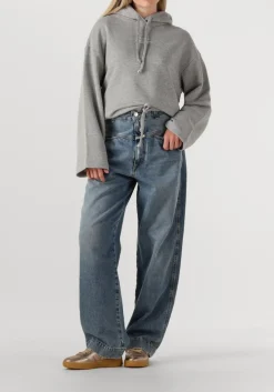 blauwe closed wide jeans deni-x