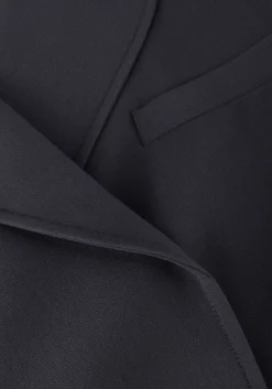 blauwe co'couture gilet vola crop waistcoat