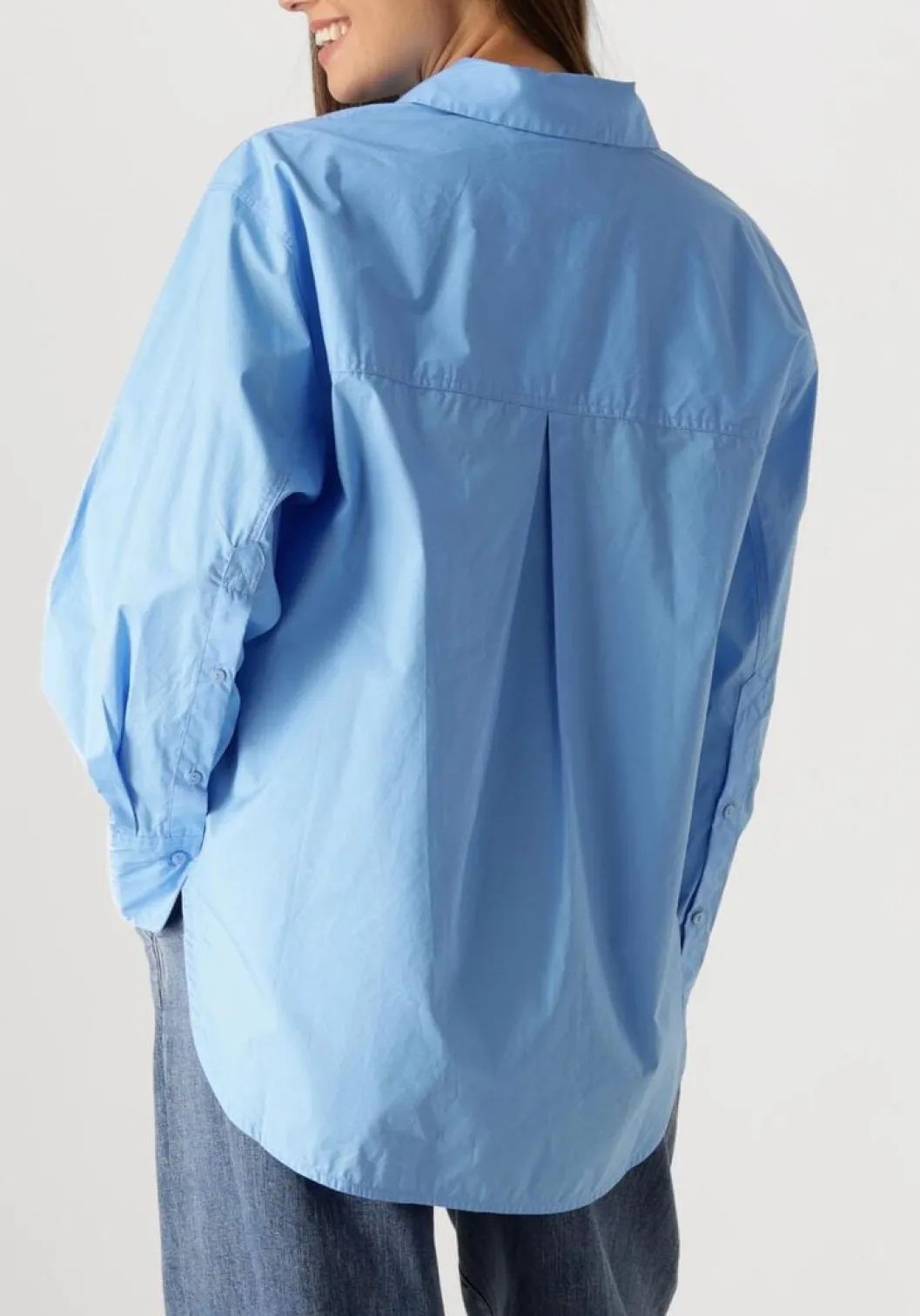 blauwe copenhagen muse blouses cmpoplin-shirt