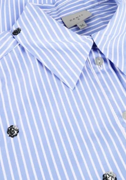 blauwe dante6 blouses que oversized stripe shirt