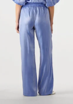blauwe dante6 pantalon soir shimmer wide leg pants