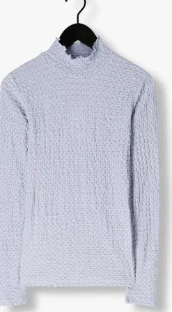 blauwe dante6 trui zane structured layering top