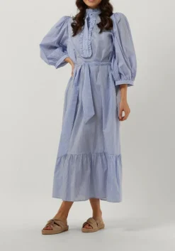 blauwe dea kudibal midi jurk my ns (co)