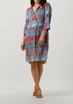 blauwe dea kudibal mini jurk kamille