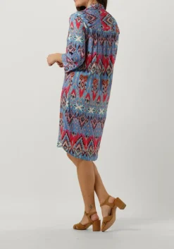 blauwe dea kudibal mini jurk kamille