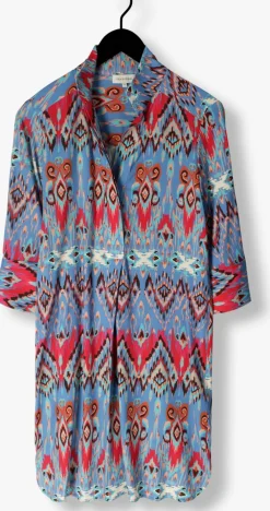 blauwe dea kudibal mini jurk kamille