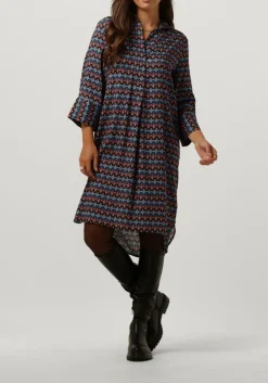 blauwe dea kudibal mini jurk kamille ev