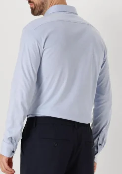 blauwe desoto luxury klassiek overhemd luxury hai 1/1