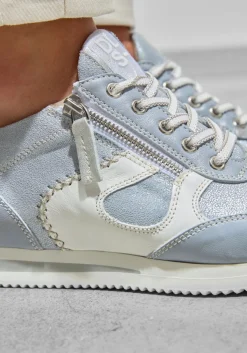 blauwe dl sport lage sneakers 6567