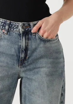 blauwe drykorn straight leg jeans medley