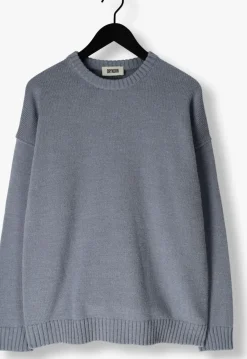 blauwe drykorn trui malio 422001