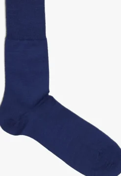 blauwe falke sokken airport so