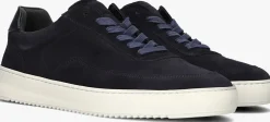 blauwe filling pieces lage sneakers lop top sue