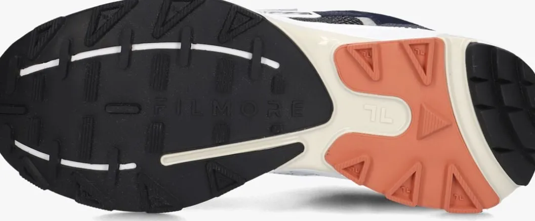 blauwe filmore lage sneakers yali