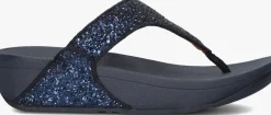 blauwe fitflop teenslippers lulu glitter toe-post